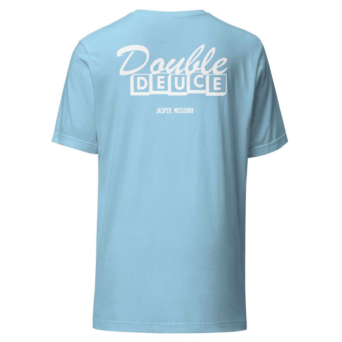 DOUBLE DUECE WHITE LETTERING Unisex T-shirt