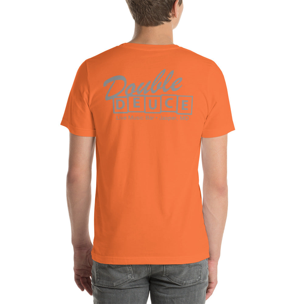 DOUBLE DUECE GRAY LETTERING Unisex T-shirt