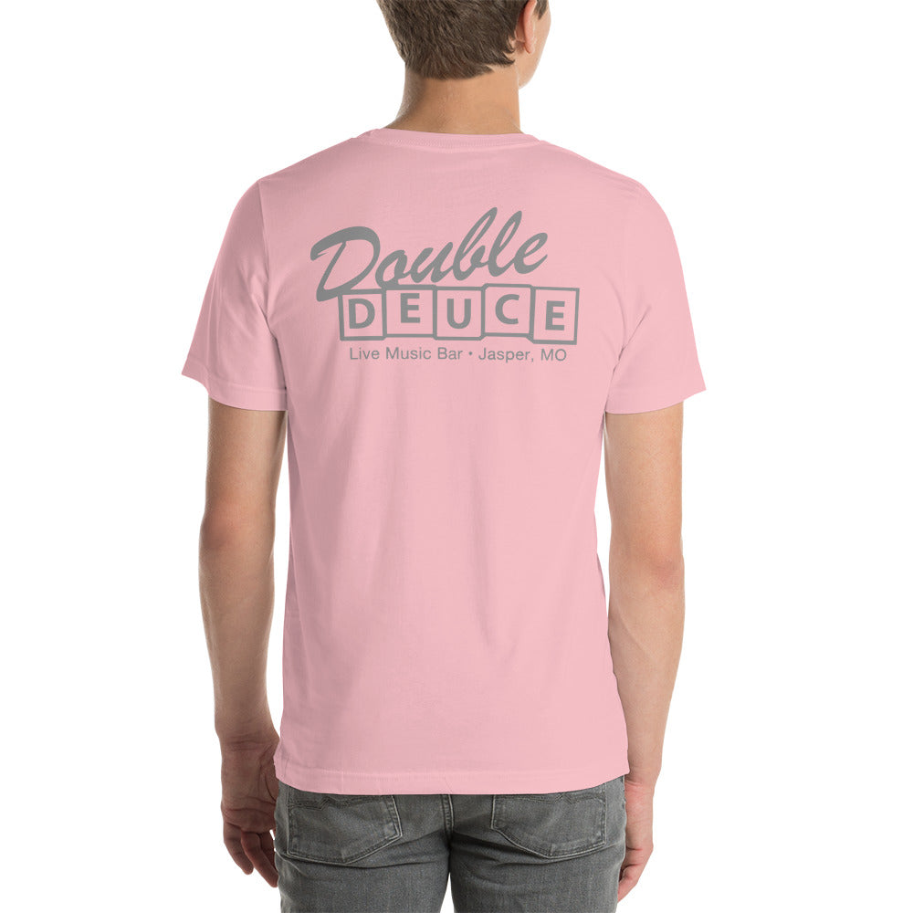 DOUBLE DUECE GRAY LETTERING Unisex T-shirt