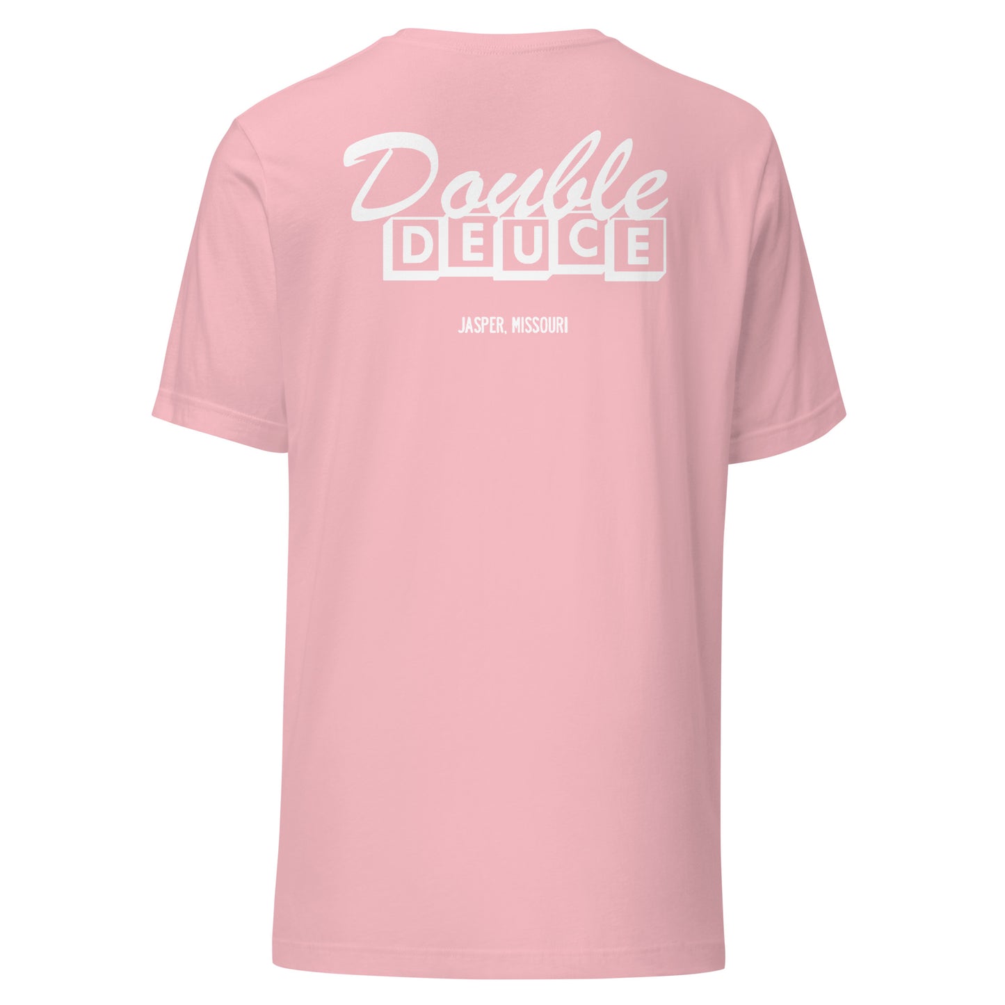 DOUBLE DUECE WHITE LETTERING Unisex T-shirt