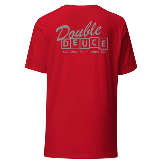 DOUBLE DUECE GRAY LETTERING Unisex T-shirt