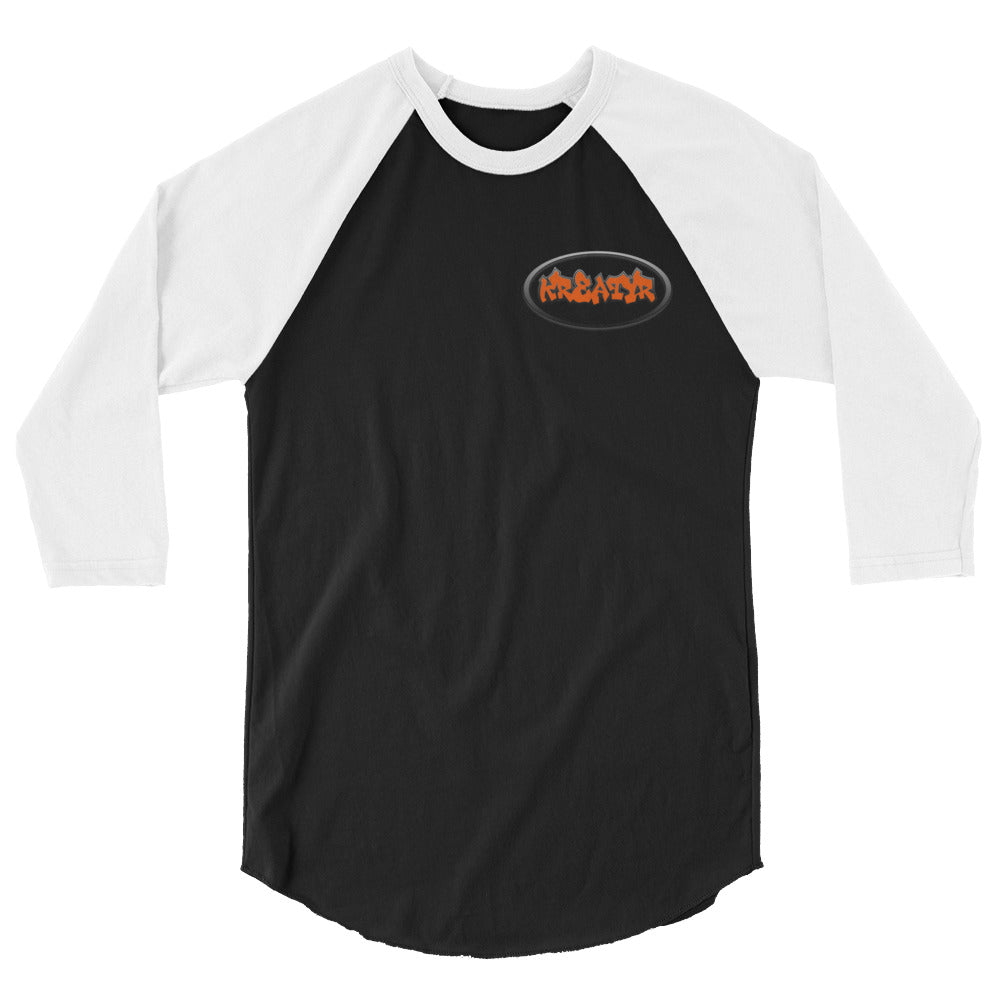 Kreatyr 3/4 sleeve raglan shirt