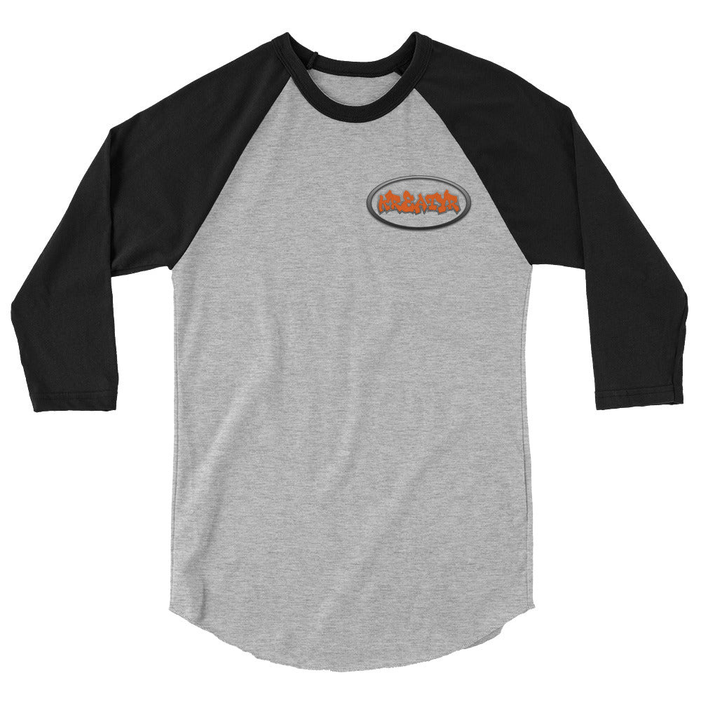 Kreatyr 3/4 sleeve raglan shirt