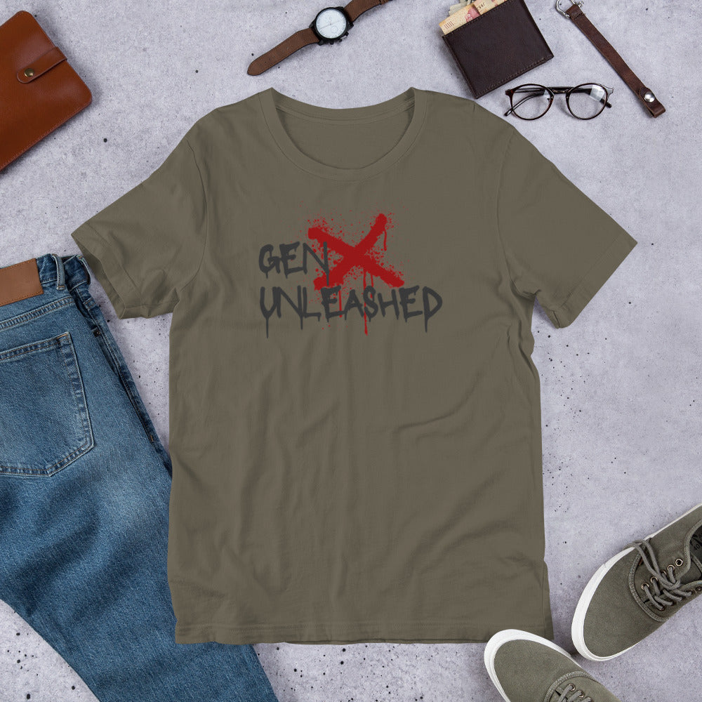 Gen X Unleashed Unisex t-shirt