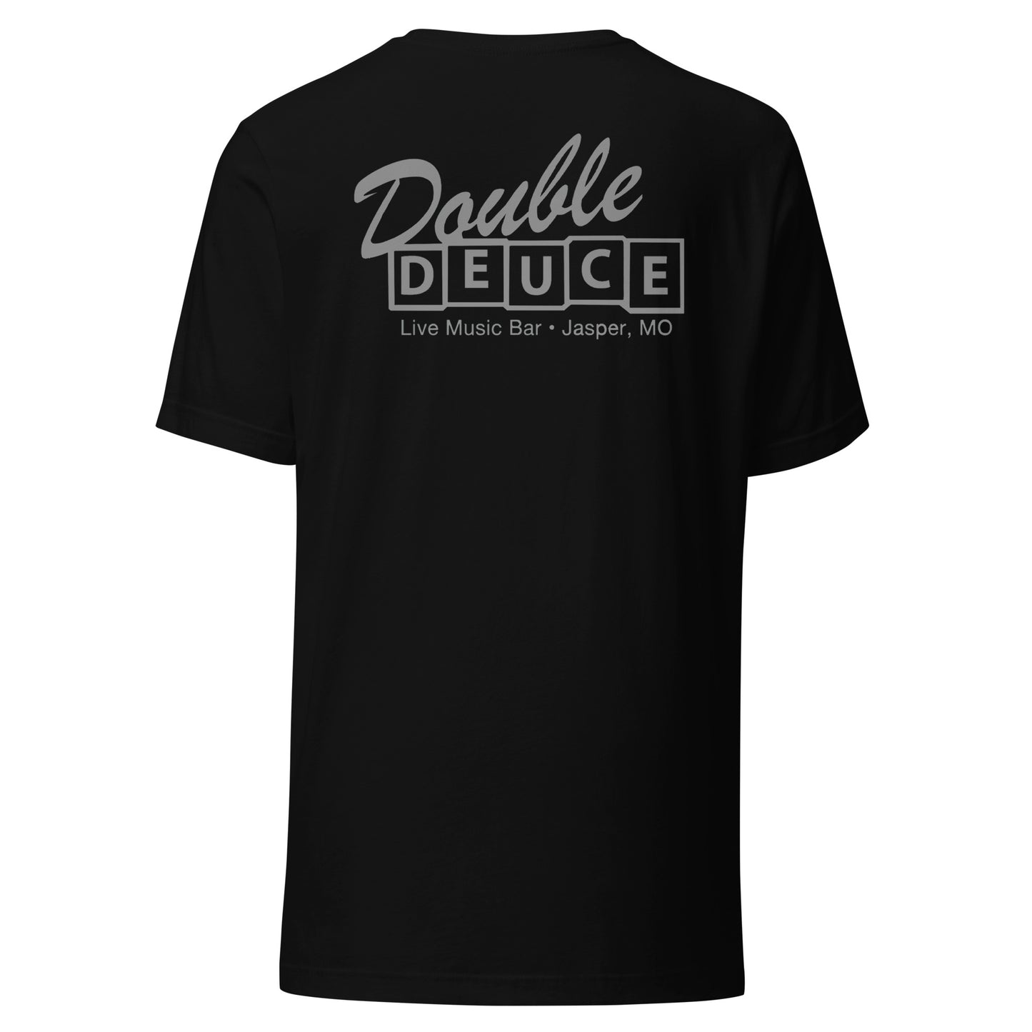 DOUBLE DUECE GRAY LETTERING Unisex T-shirt