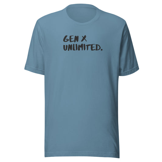 GEN X UNLIMITED. Unisex t-shirt
